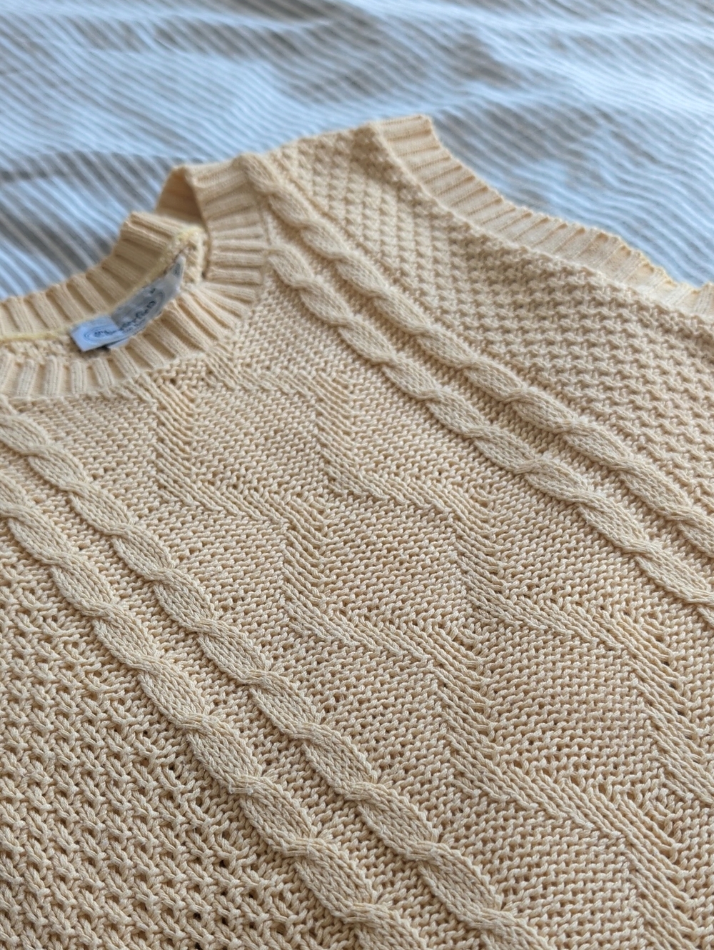 Chesterfield For Her Buttercup Yellow Sweater Vest - Picture 3 of 6